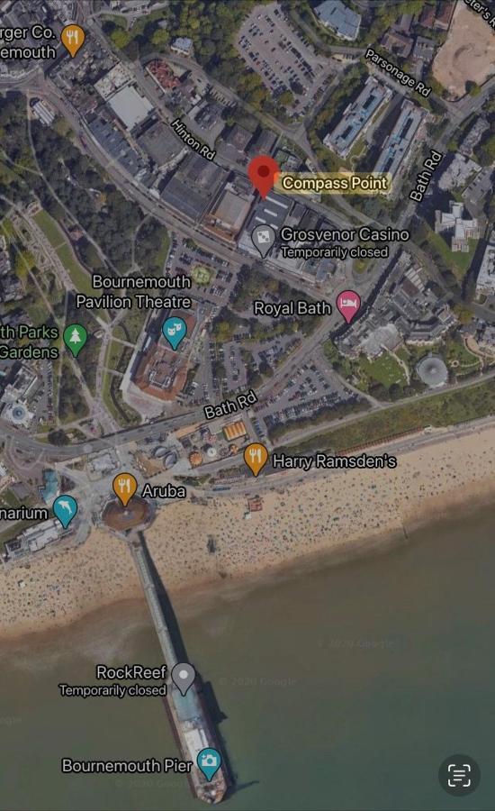 The Pad By The Beach Penthouse Apartment With Sunset And City Views Bournemouth Buitenkant foto