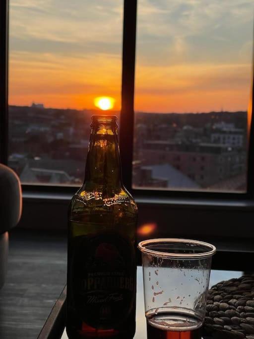 The Pad By The Beach Penthouse Apartment With Sunset And City Views Bournemouth Buitenkant foto