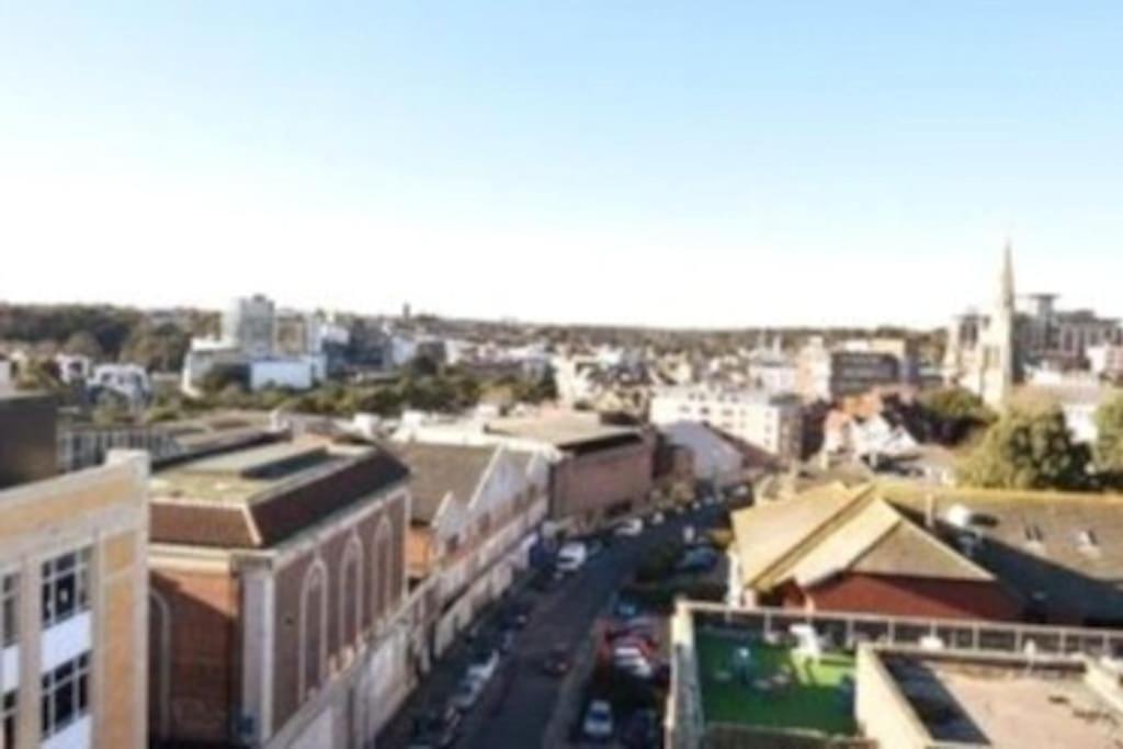 The Pad By The Beach Penthouse Apartment With Sunset And City Views Bournemouth Buitenkant foto